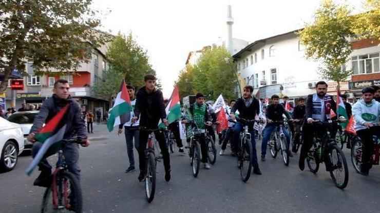 Bingöl’de Filistin için pedal çevirdiler