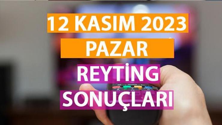 Reyting sonuçları 12 Kasım 2023 Pazar Teşkilat, Yargı, Kirli Sepeti reyting sonucu...
