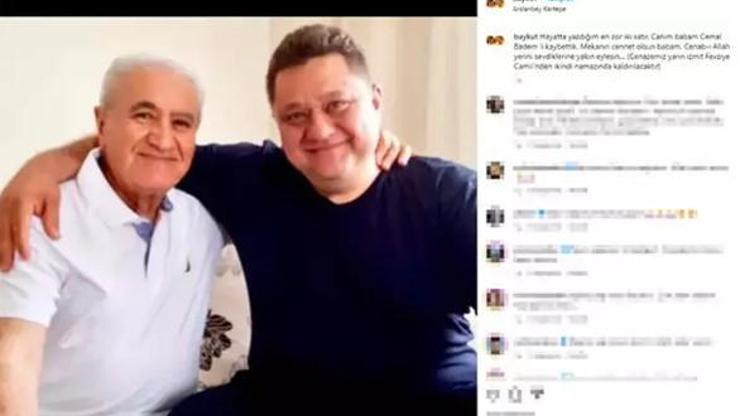 Oyuncu Baykut Bademin babası hayatını kaybetti