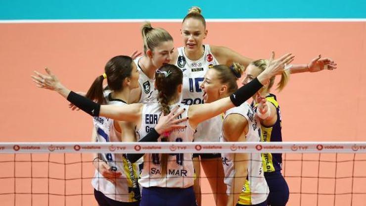 Fenerbahçe Sarıyer Belediyespora set vermedi