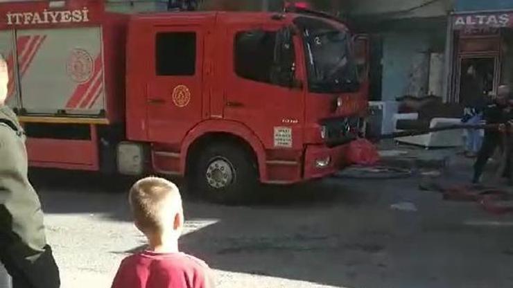 Diyarbakırda dükkan yangını