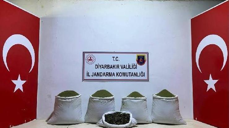 Diyarbakır’da 111 kilo esrar ele geçirildi