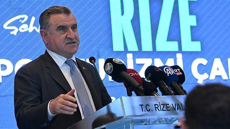 Bakan Bak: Rize, keşfedilmeyi bekleyen bir spor turizmi destinasyonudur