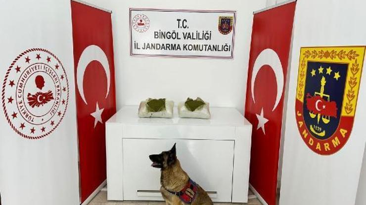 Bingöl’de 12,5 kilogram uyuşturucu ele geçirildi