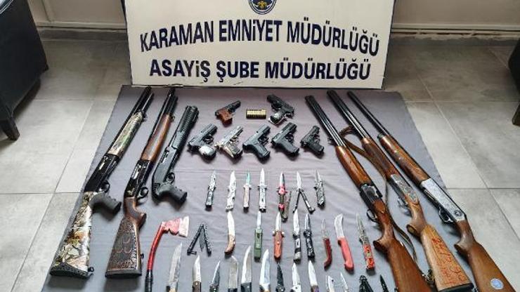 Karamanda 7 bin 77 kişi sorgulandı, 119 aracı trafikten men edildi