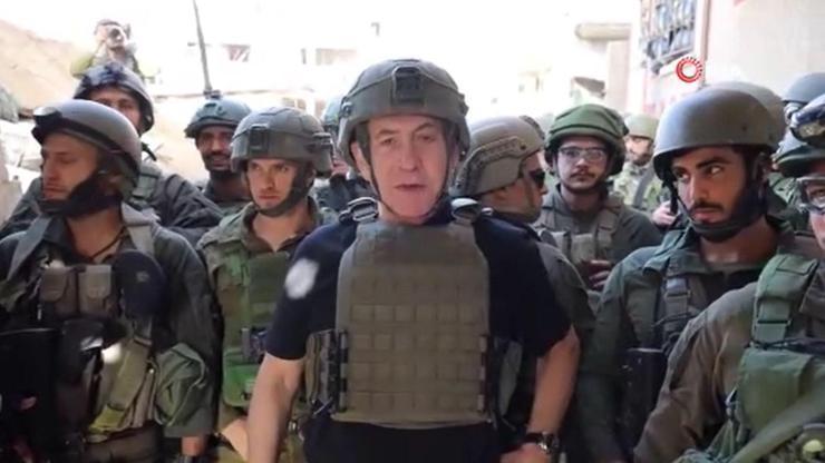 Netanyahu, Gazze Şeridi’nin kuzeyini ziyaret etti