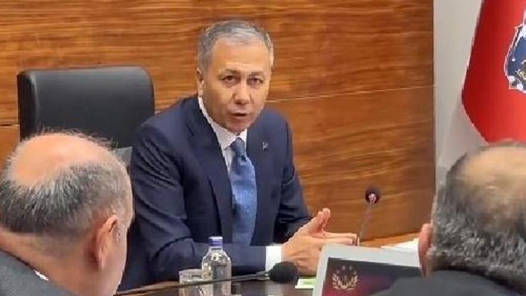 Bakan Yerlikaya, suç örgütleri konulu toplantı yaptı