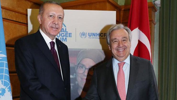 Cumhurbaşkanı Erdoğandan Gazze diplomasisi: BM Genel Sekreteri Guterres ile görüştü