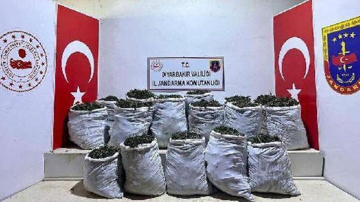 Diyarbakır’da 532 kilo esrar ele geçirildi