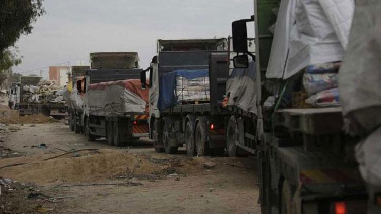 ABD duyurdu: İsrail yardım tırlarının geçişine izin verecek
