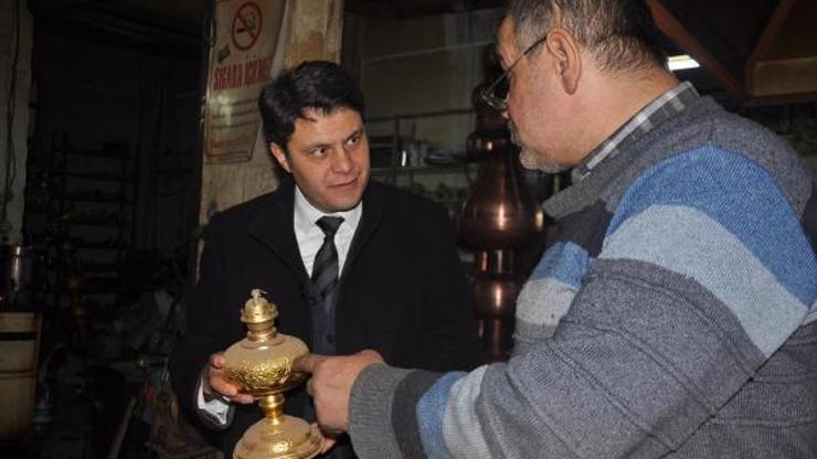 Kaymakam Çengelden bakırcılara ziyaret