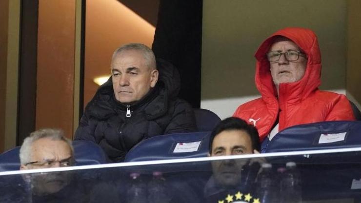 Rıza Çalımbay Fenerbahçe-Sivasspor maçını izledi
