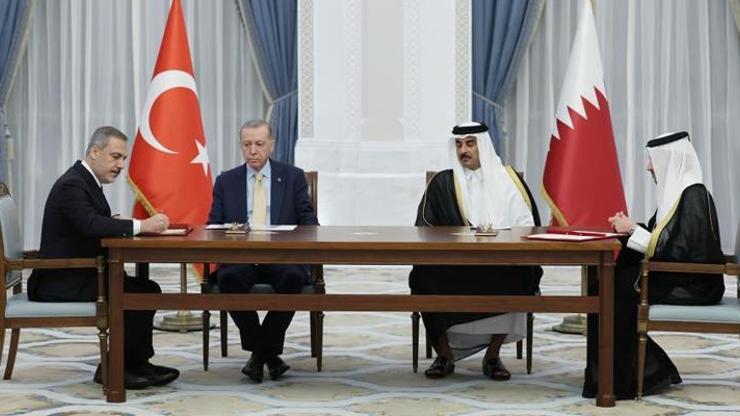 Türkiye ile Katar arasında ortak bildiri ve 12 anlaşma imzalandı