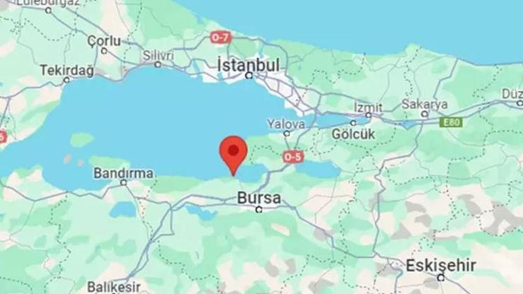 Marmara Denizinde 3.0 büyüklüğünde deprem
