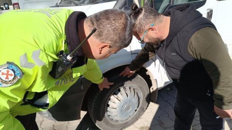 Sandıklıda servislere kış lastiği denetimi