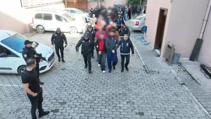 Konyada 93 kişi yakalandı