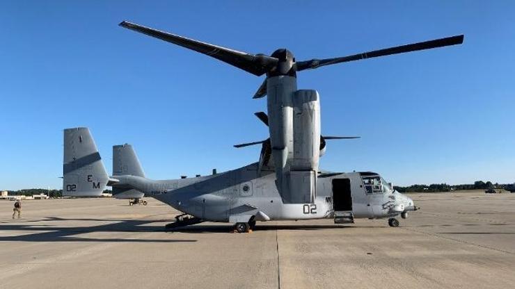 Kazaların ardından ABDden karar: Osprey tipi uçakların kullanımı durduruldu
