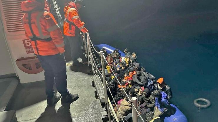 Çanakkalede 67 kaçak göçmen yakalandı