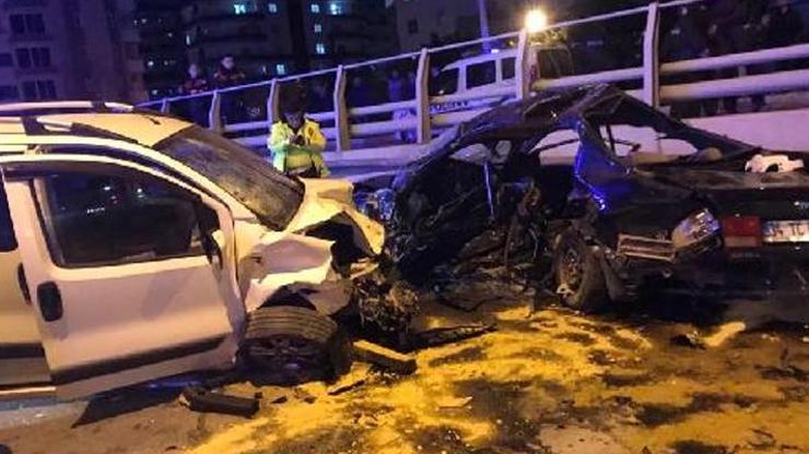 Mersin’de zincirleme kaza: 2 ölü, 4 yaralı