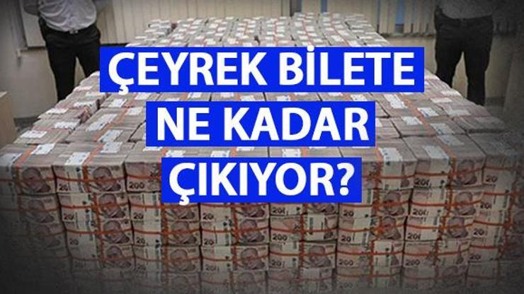 Milli Piyango çeyrek bilet ne kadar, kaç TL ikramiye veriyor Çeyrek bilet kaç para alıyor