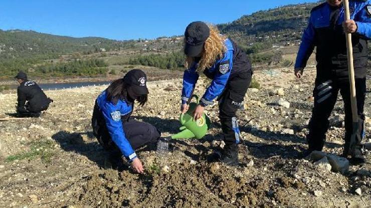 Mersin emniyetinden doğaya destek