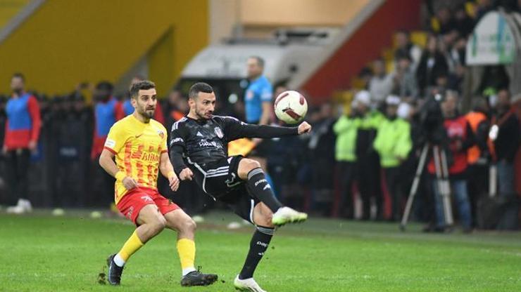 Kayseride sessiz gece Beşiktaşta yeni transferler ilk kez sahaya çıktı...