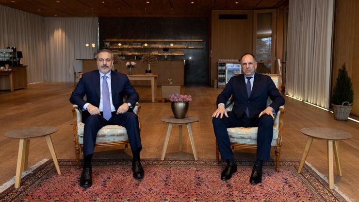 Bakan Fidan, Yunanistan Dışişleri Bakanı ile görüştü