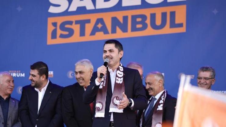 Murat Kurum Kartalda vatandaşlara seslendi: Bizim gerçeklerimize onların hayalleri bile ulaşamaz