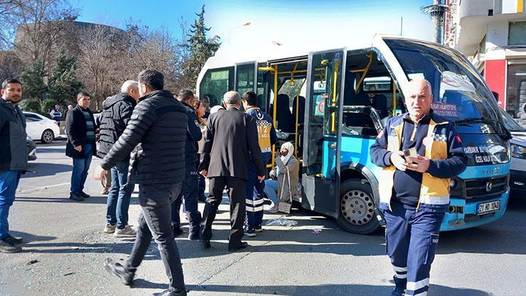 Diyarbakırda 2 minibüs kafa kafaya çarpıştı: 3ü ağır, 8 yaralı