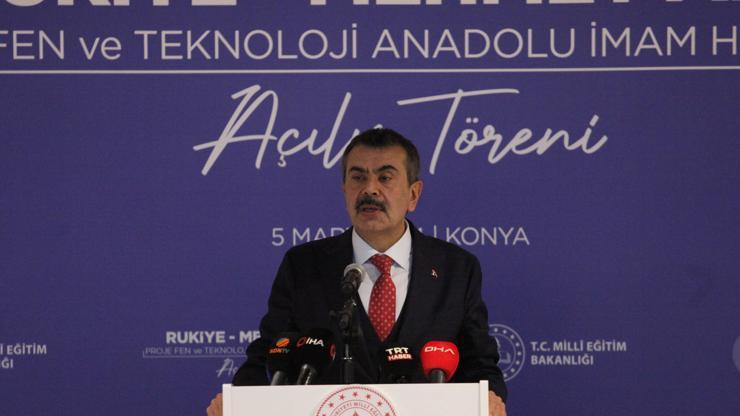 Bakan Tekin proje okullarını anlattı