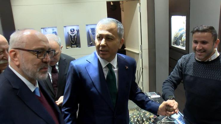 Bakan Yerlikaya Mısır Çarşısı ve Kapalı Çarşıyı ziyaret etti