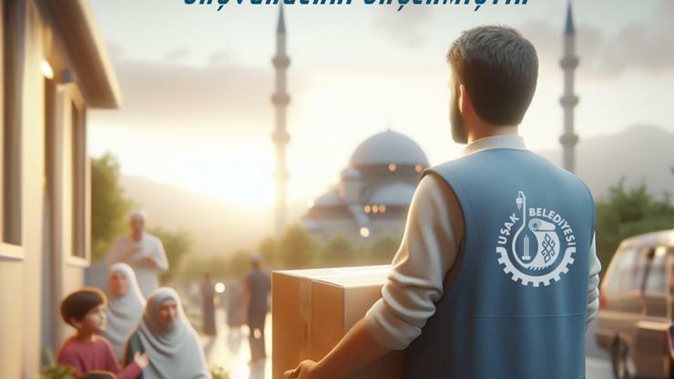 Uşak Belediyesinden Ramazanda gıda desteği
