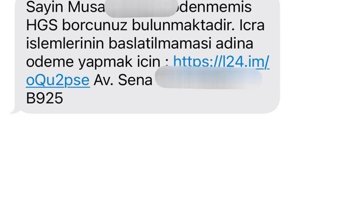 Dolandırıcıların HGS ve İSPARK tuzağı