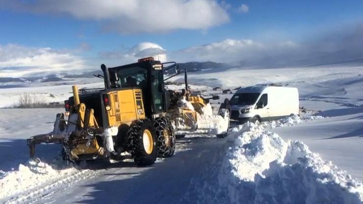 Ardahan’da karla mücadele
