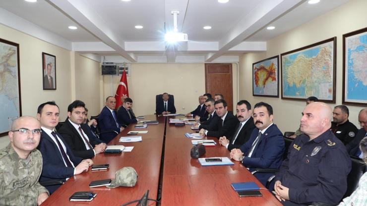 Karsta seçim güvenliği toplantısı yapıldı