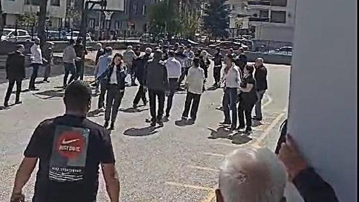 Muhtar adaylarının yakınları kavga etti, polis biber gazlı müdahalede bulundu