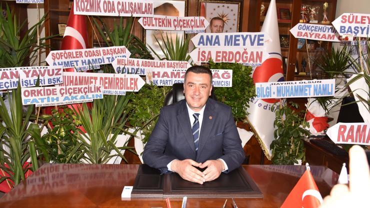 Eğirdirde Başkan Özer göreve başladı