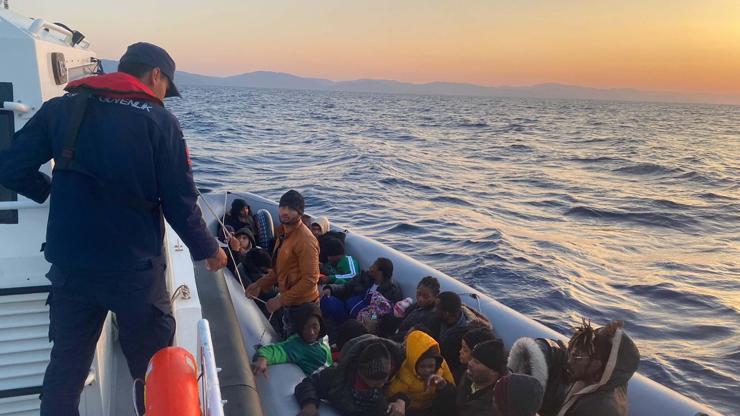 Bodrum’da 29 kaçak göçmen kurtarıldı