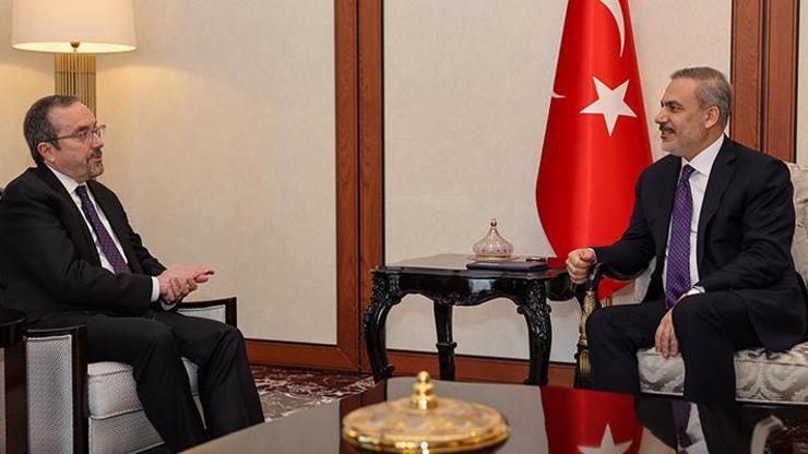 Bakan Fidan, ABD Dışişleri Bakanlığı Müsteşarı Bass ile görüştü