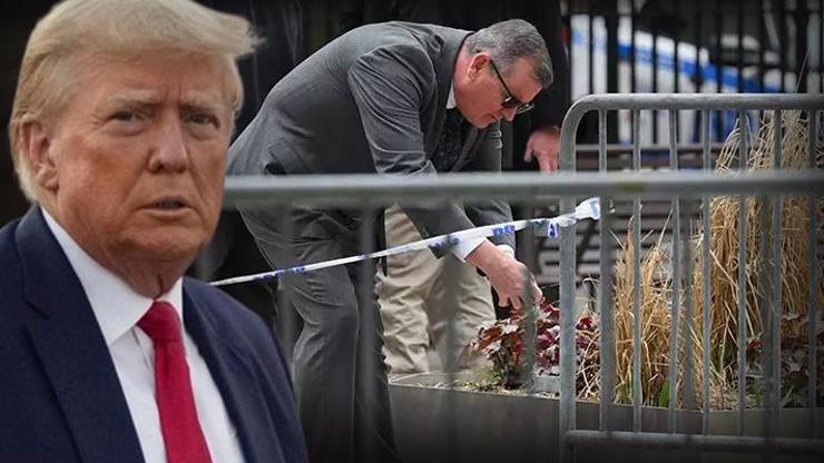 Trumpın davasının görüldüğü binanın önünde dehşet Kendini ateşe verdi