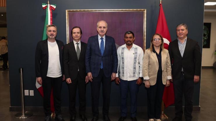 TBMM Başkanı Kurtulmuşun Meksika temasları