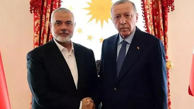 Cumhurbaşkanı Erdoğan ile Hamas lideri Heniyye görüştü