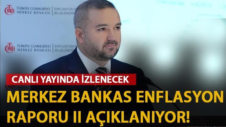 Merkez Bankası enflasyon raporu canlı yayın izle TCMB enflasyon raporu açıklanıyor