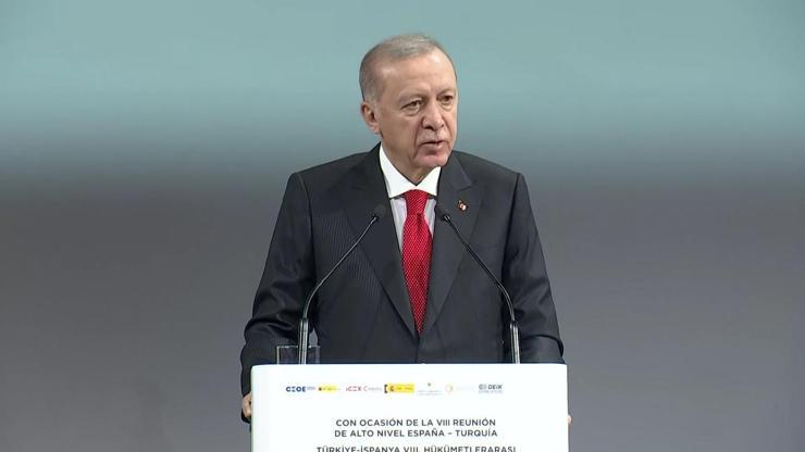 SON DAKİKA: Erdoğan İspanyada: İsrail ateşkese öldürerek yanıt verdi