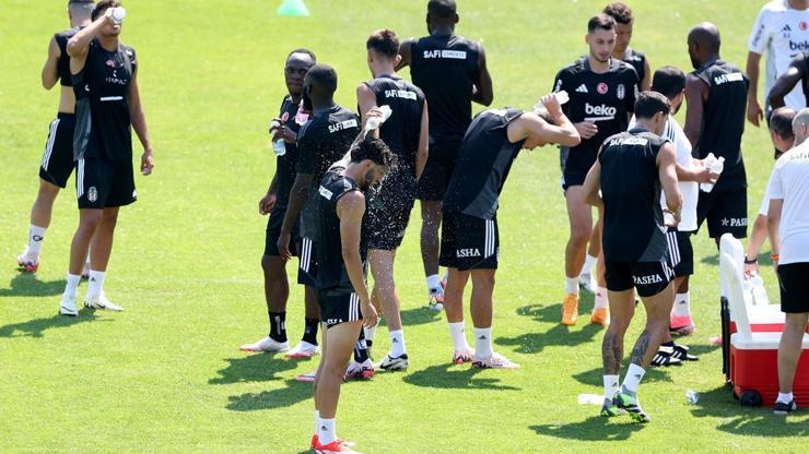 Beşiktaş, Slovenyanın havasında bunaldı İlk saha antrenmanı...