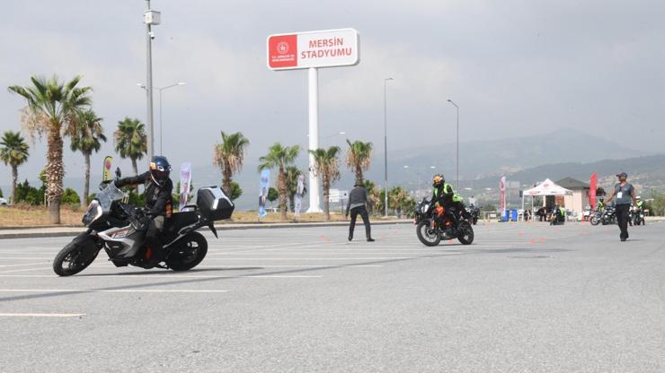 Yenişehirde ileri sürüş motosiklet eğitimleri veriliyor