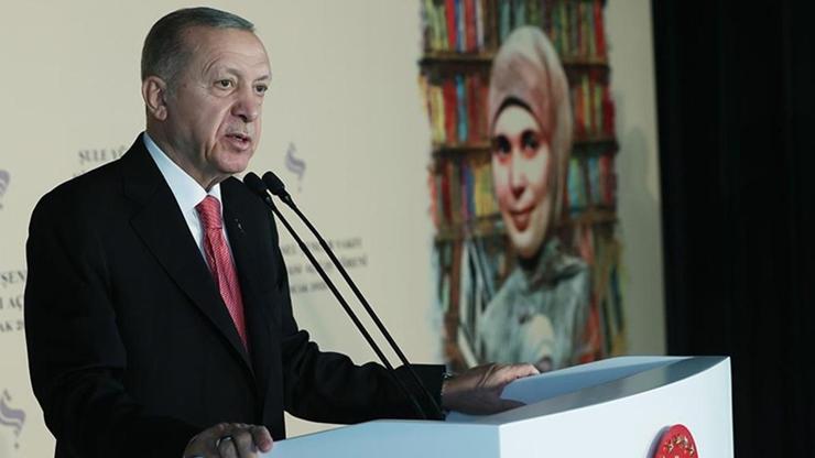 Cumhurbaşkanı Erdoğan, yazar Şule Yüksel Şenleri vefatının 5inci yılında andı