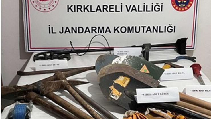 Kırklarelide jandarmadan kaçakçılık operasyonu; 9 gözaltı