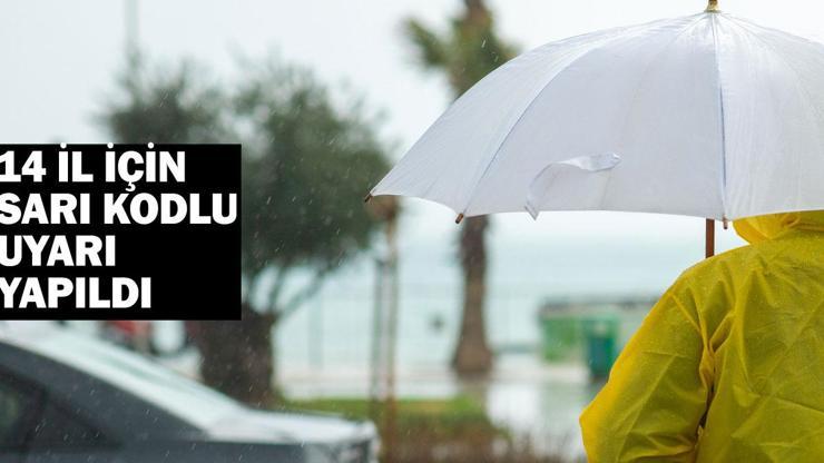23 Eylül hava durumu: Bugün hava nasıl olacak 14 il için sarı kodlu uyarı yapıldı