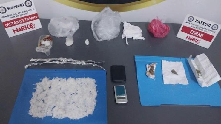Kayseride uyuşturucu operasyonu: 4 gözaltı